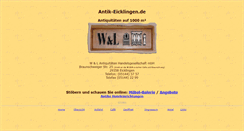 Desktop Screenshot of antik-eicklingen.de